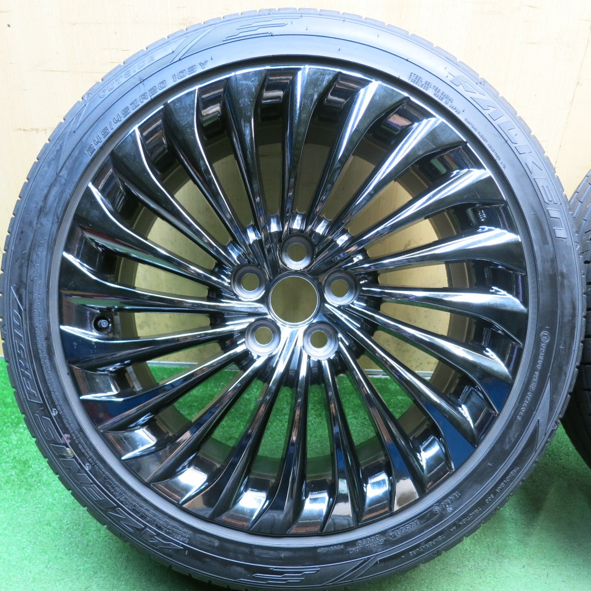 バリ溝！8.5分◎トヨタ MIRAI ミライ 純正 OP 245/45R20 ファルケン AZENIS FK510 20インチ PCD120/5H◎6082501HAノ