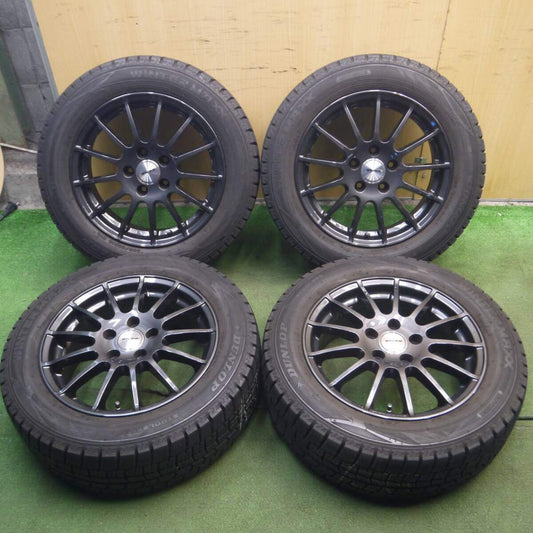 バリ溝！20年！キレイ！9.5分以上★ワーゲン等 IRVINE 205/55R16 スタッドレス ダンロップ WM02 PCD112/5H★4021002ナス