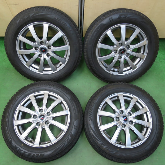 バリ溝！22年！キレイ！9.5分★スタッドレス 205/60R16 ブリヂストン ブリザック VRX2 Fang ファング 16インチ PCD114.3/5H★5042503イス