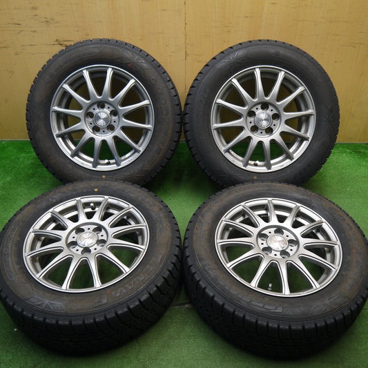 バリ溝！キレイ！ほぼ10分★プリウス 等 195/65R15 スタッドレス グッドイヤー アイスナビ6 ravrion LUMIERE ラブリオン 15インチ PCD100/5H★5042801Hス