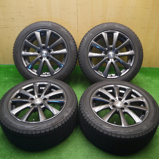 [送料無料] バリ溝！20年！キレイ！9.5分★BMW アウディ 等 225/50R17 スタッドレス ブリヂストン ブリザック VRX2 Team Sparco チームスパルコ PCD112/5H★4102505Hス