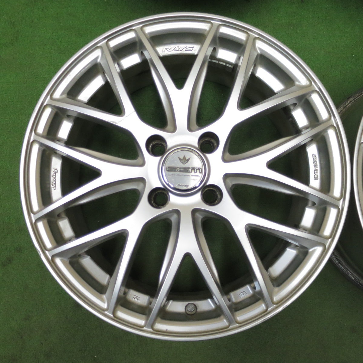 4本価格★RAYS GEM CROSS FADE 16インチ ホイール レイズ クロスフェード 16×6.5J PCD100/4H★6060801NGホ