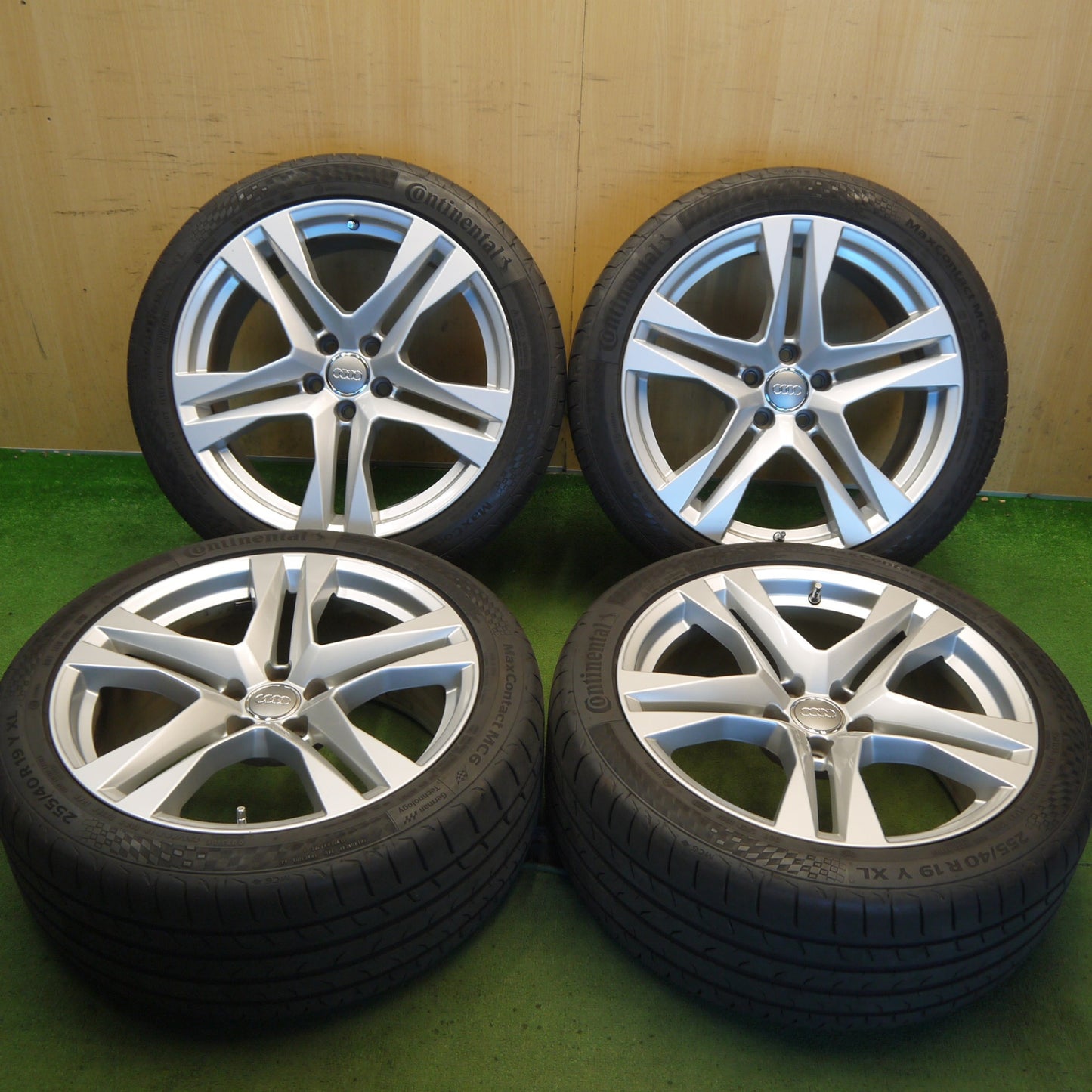 4本価格！23年◎アウディ A7 純正 255/40R19 コンチネンタル マックスコンタクト MC6 19インチ PCD112/5H◎6082503Hノ
