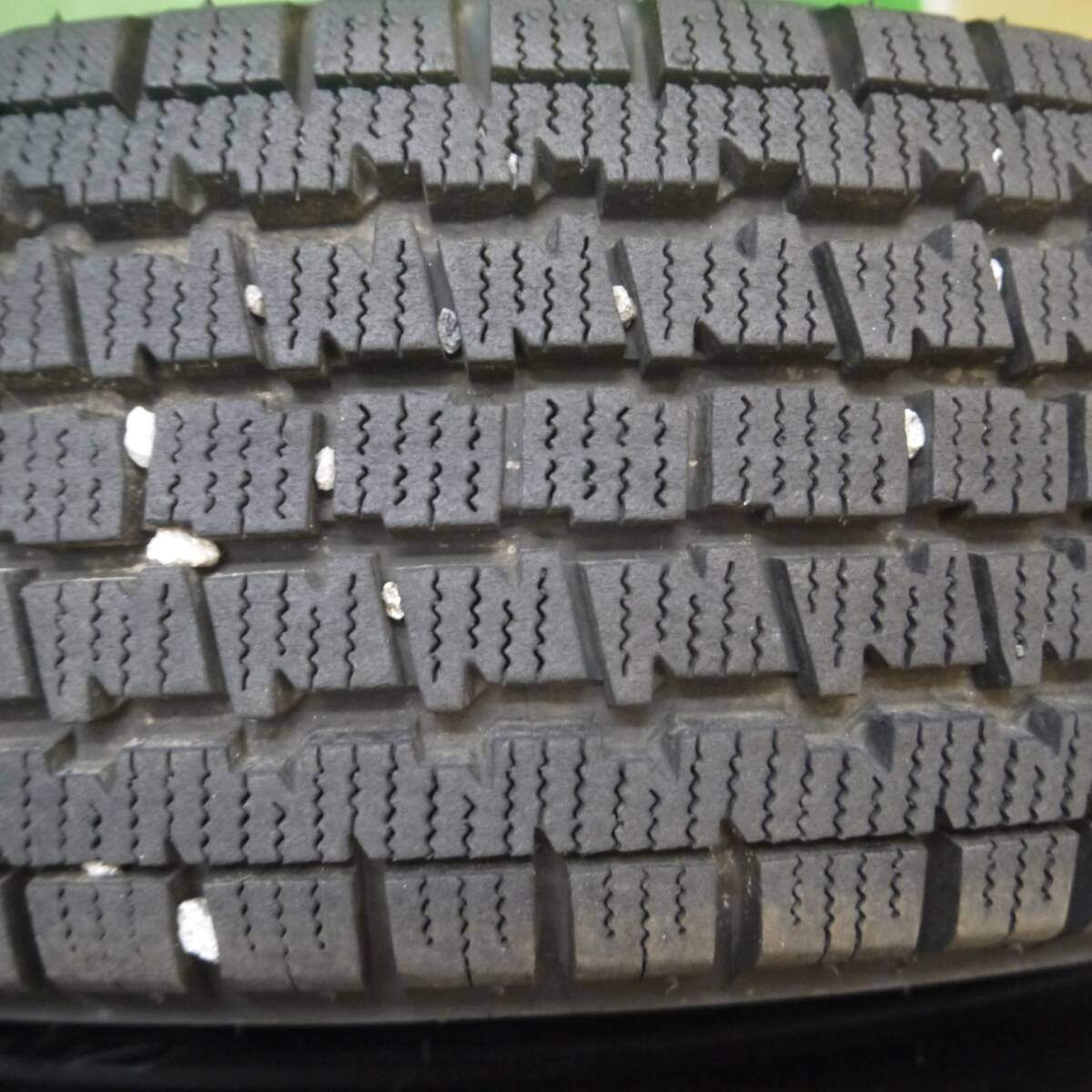 バリ溝！23年！9分★スタッドレス 145/80R12 80/78N ブリヂストン W300 スチール ホイール 12インチ PCD100 114.3/4H マルチ★5022607Hス
