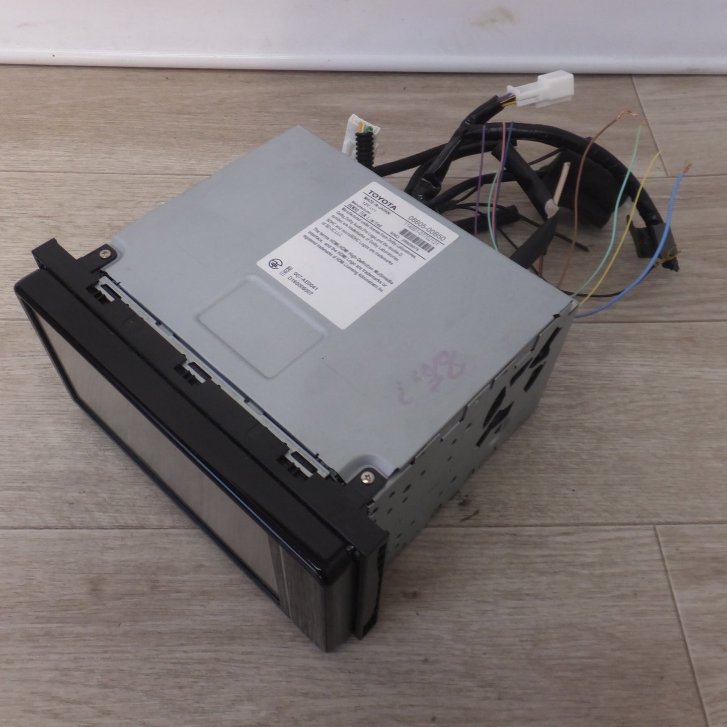[送料無料] 現状品★デンソーテン製 トヨタ 純正 SDナビゲーション NSZT-W68T 08605-00B50　セキュリティロック品(51)★