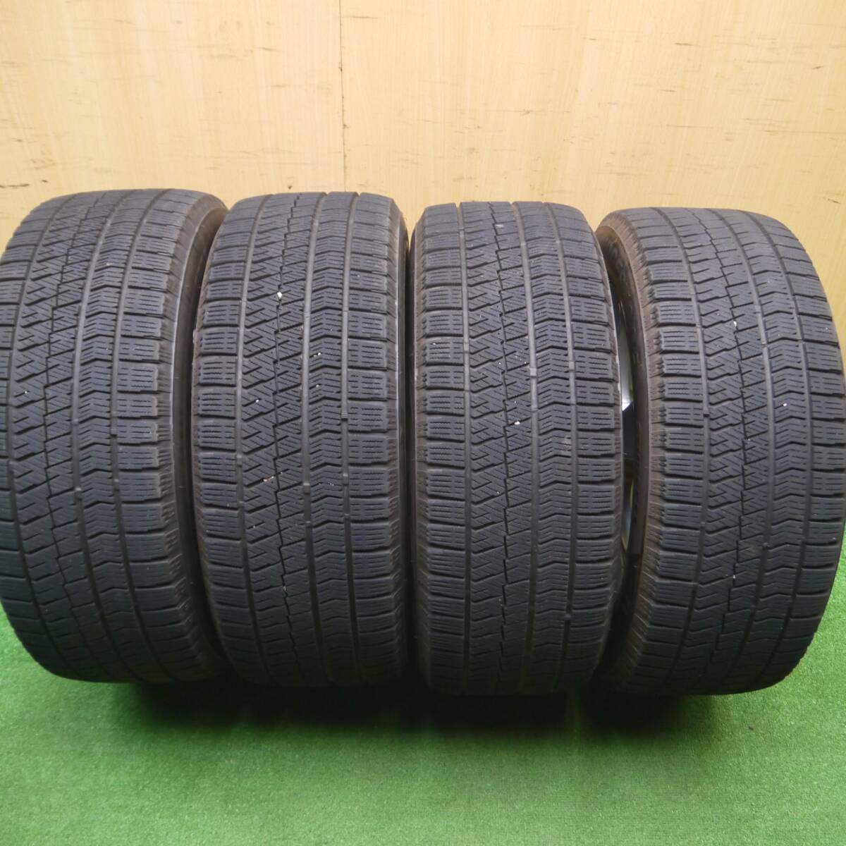 バリ溝！8.5分★ベンツ 等 BORBET 205/55R16 スタッドレス ブリヂストン ブリザック VRX2 ボルベット PCD112/5H★4110106Hス