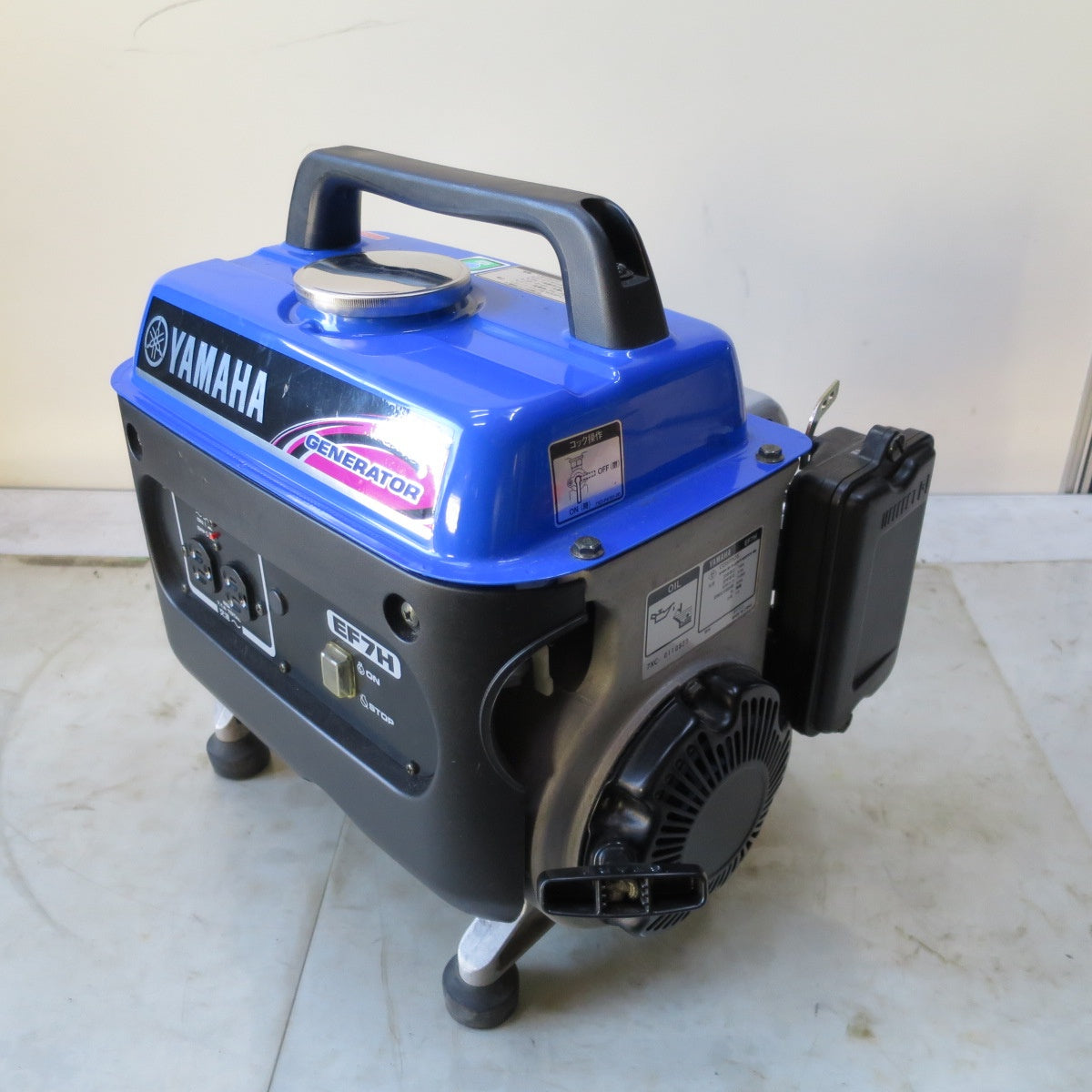 [送料無料] ◆YAMAHA ヤマハ 携帯 発電機 EF7H COSMOS ガソリン エンジン ポータブル 60Hz 現場作業 アウトドア◆