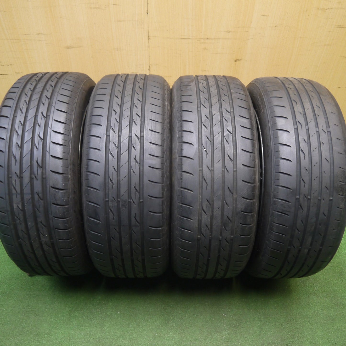 バリ溝！9分★XXR 513 195/55R16 ブリヂストン ネクストリー エコピア 16インチ PCD100 114.3/4H マルチ★6021610Hノ