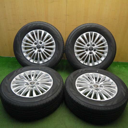 新車外し！25年★トヨタ 40系 アルファード ヴェルファイア Xグレード 純正 225/65R17 ヨコハマ アドバン V03 17インチ PCD120/5H★6020406Hノ