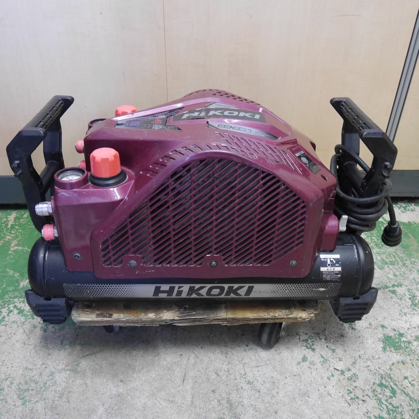 [送料無料] ☆HiKOKI ハイコーキ 高圧 エア コンプレッサ EC1445H3 改 KAI エアー ツール 工具 コンプレッサー 100V 現状品☆