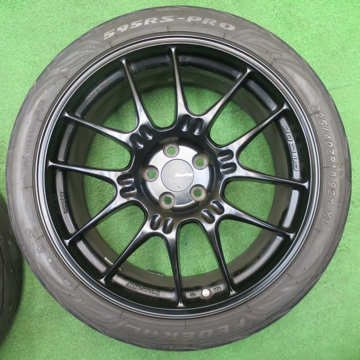 キレイ！21年★86 BRZ 等 ENKEI Racing GTC02 225/40R18 255/35R18 フェデラル 595RS-PRO エンケイ 18インチ PCD100/5H★5111106NJノ