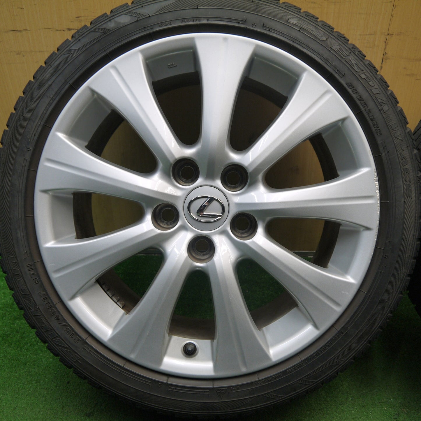 4本価格★レクサス GS 純正 215/45R17 スタッドレス ファルケン エスピア W-ACE 17インチ PCD114.3/5H★5061106Hス