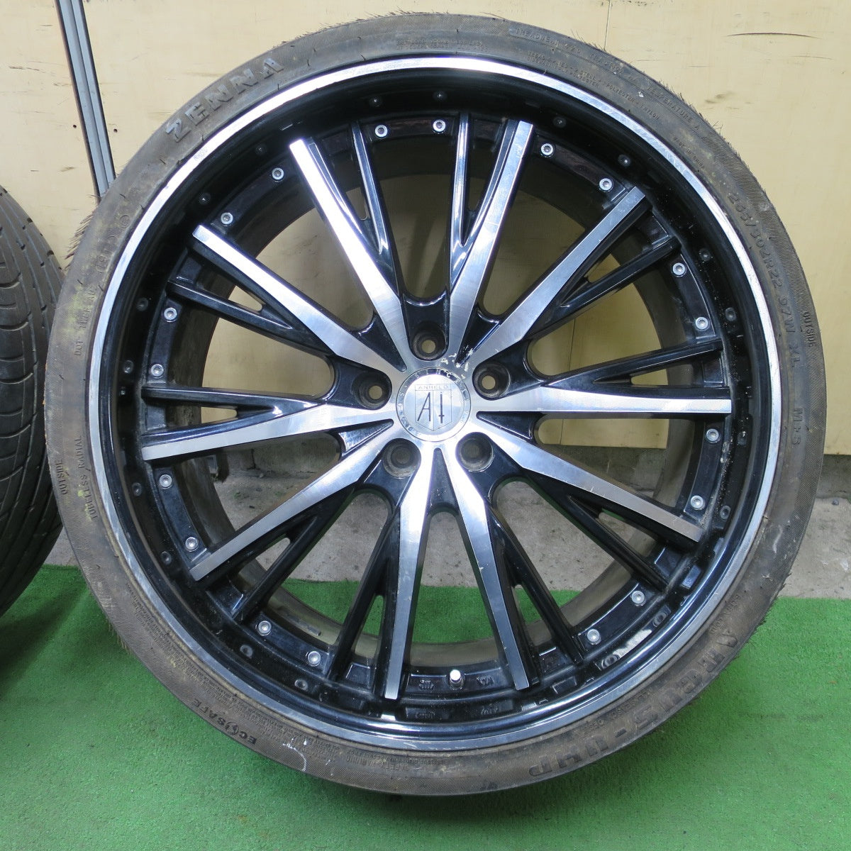 4本価格★アネーロコラソン シャルマン 265/30R22 ゼナ ARGUS-UHP ANHELO CORAZON CHARMANT 22インチ PCD114.3/5H★6053001ナノ