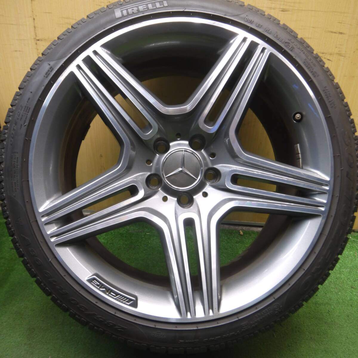 バリ溝！8.5分★ベンツ SL63 SL65 純正 AMG 255/35R19 285/30R19 スタッドレス ピレリ SOTTOZERO PCD112/5H★4060708Hス