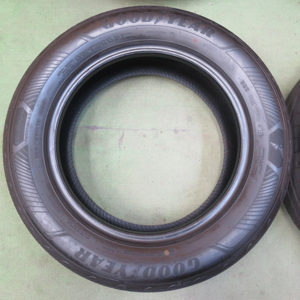 新車外し！26年◎185/65R15 グッドイヤー EfficientGrip Performance2 エフィシエントグリップ パフォーマンス2 タイヤ 15インチ アクア フリード デミオ 等◎6092514イノタ