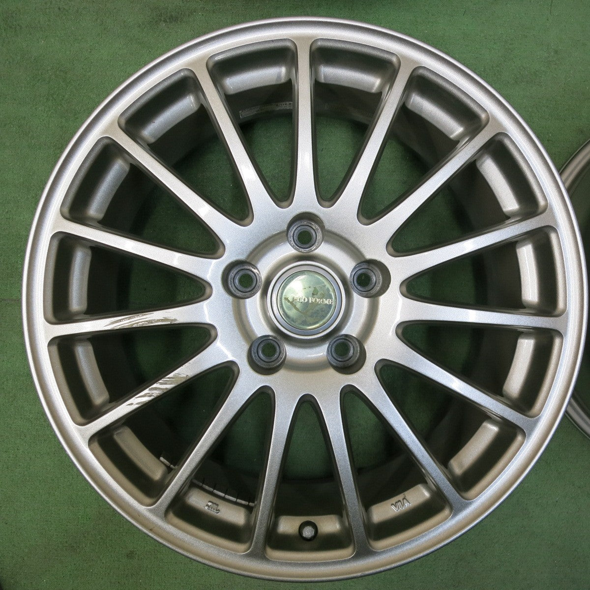 [送料無料] キレイ★ECO FORME ブリヂストン製 ホイール 17インチ エコフォルム 17×7J PCD114.3/5H★5021420SYホ