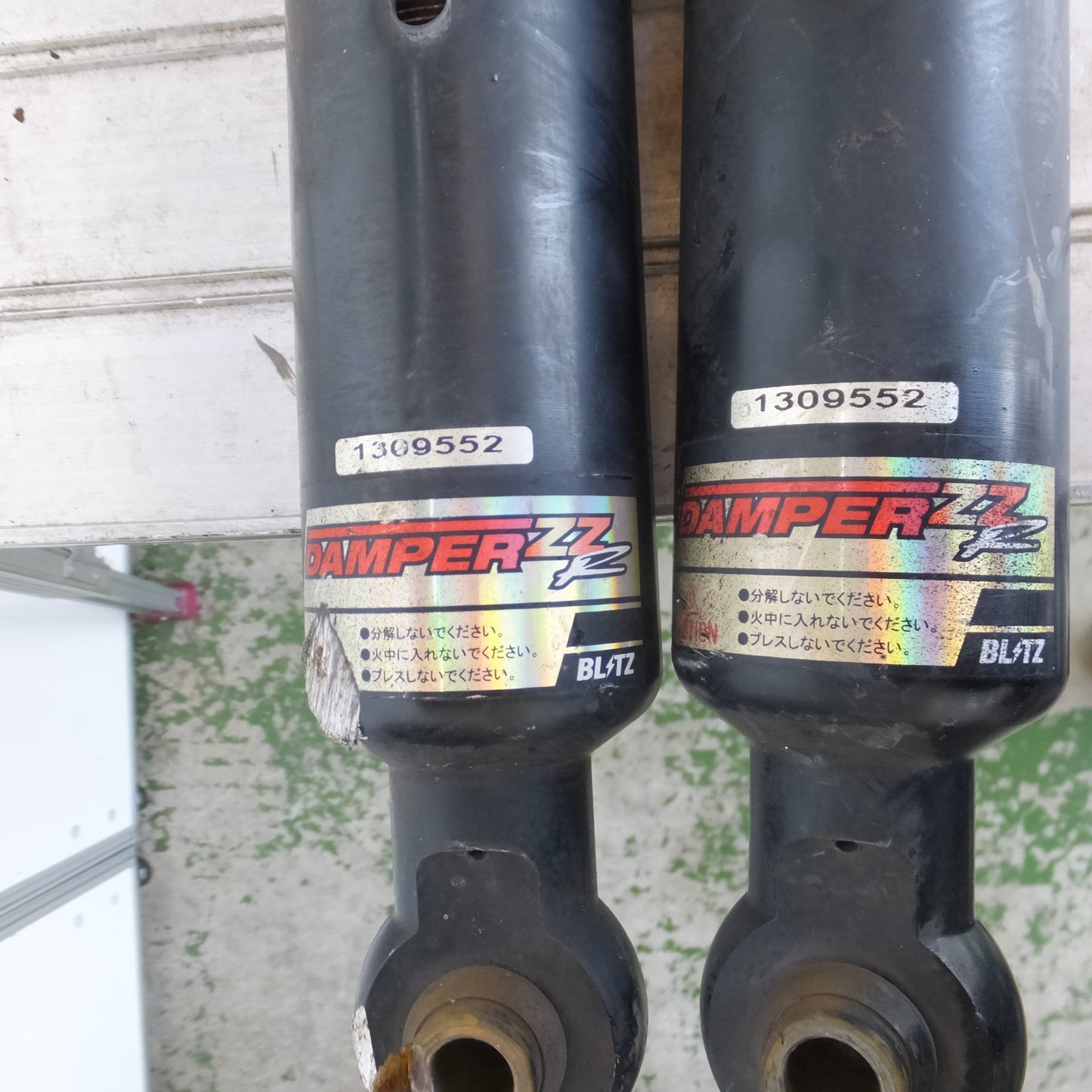 [送料無料] ◆GGH20系 アルファード ヴェルファイア BLITZ サスペンション DAMPER ZZR 車高調 ブリッツ ダンパー ZZ-R 現状品◆