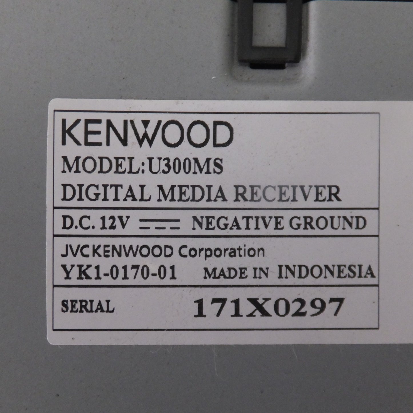 [送料無料] ★ケンウッド KENWOOD 1DIN コンポ デジタルメディアレシーバー U300MS(51★