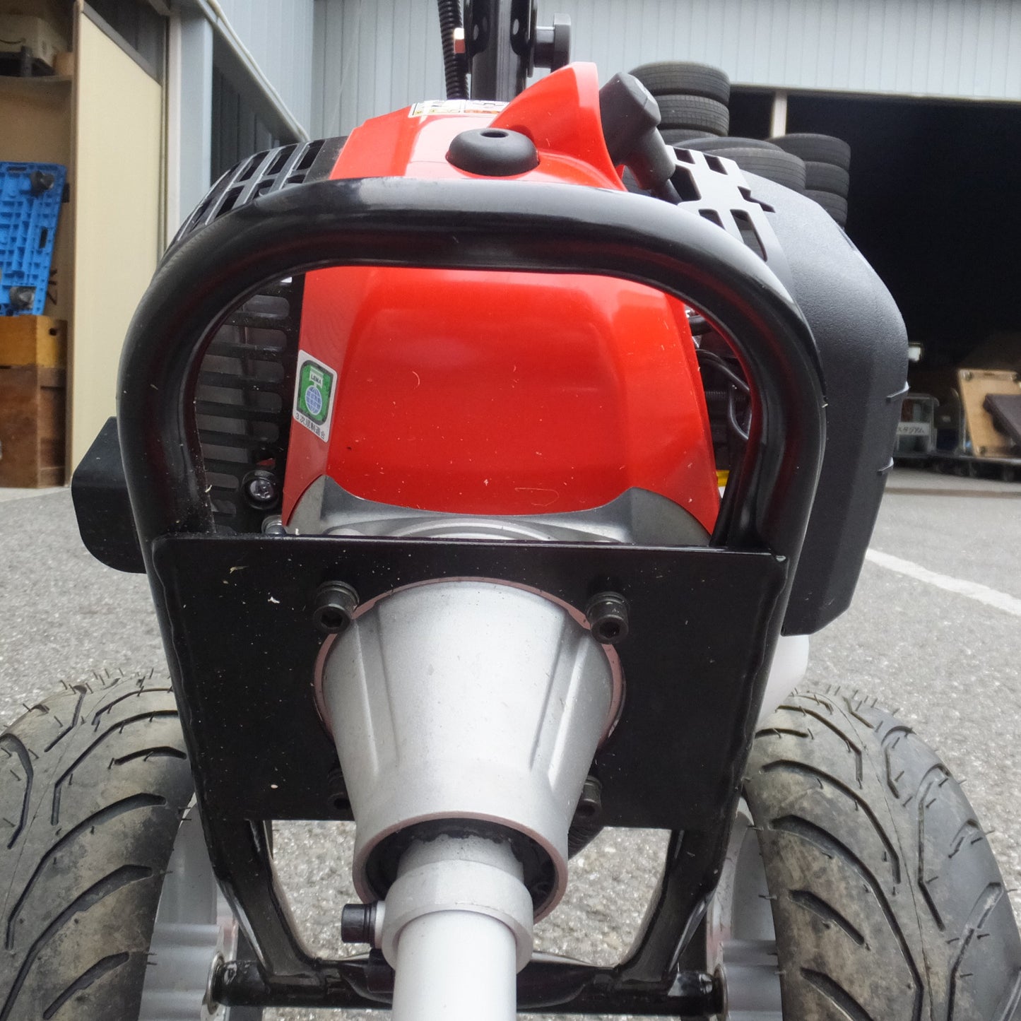 [送料無料] 岐阜発 美品★丸山製作所 MARUYAMA 手押し式草刈機 速刈り君Jr. K-28T コメリオリジナル★