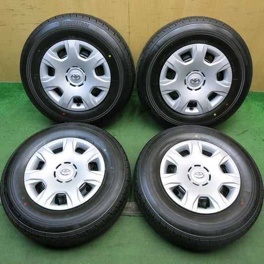 ほぼ未使用！22年！キレイ★トヨタ 200系 ハイエース 純正 スチール 195/80R15 107/105N ブリヂストン エコピア RD613 15インチ PCD139.7/6H★5090407HAノ