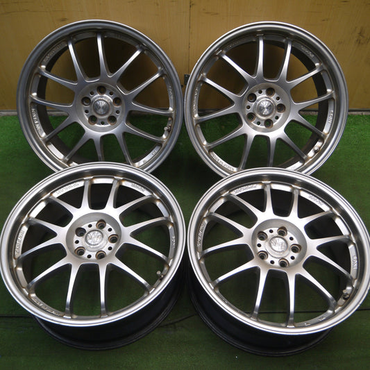 *送料無料* 4本価格★RAYS ings TS06 VOLK RACING MONOBLOCK FORGED レイズ 鍛造 モノブロック 18インチ 18×7.5J PCD100/5H★4041201Hホ