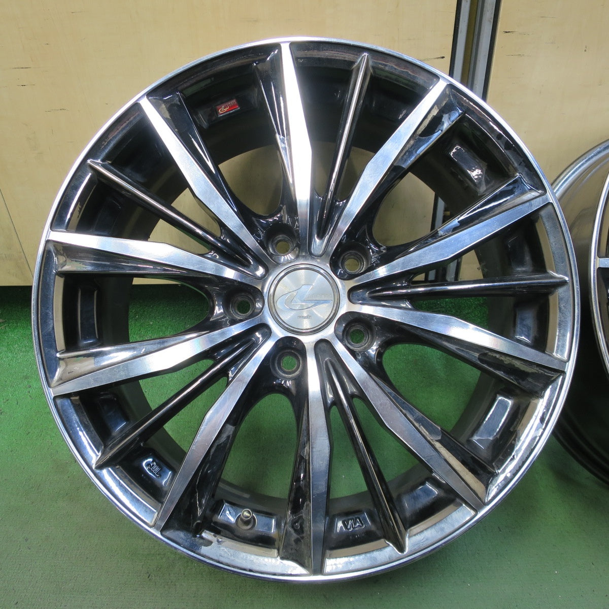 4本価格★LEONIS VX weds 17インチ レオニス ウェッズ ホイール 17×7J PCD114.3/5H★6062002NGホ