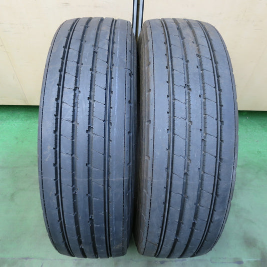 新車外し！24年！2本★トラック タイヤ 265/70R19.5 140/138J ブリヂストン R173 19.5インチ★6053004イノタ