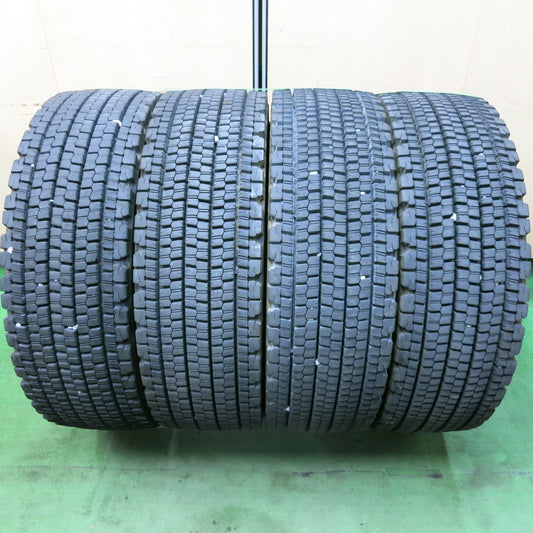 バリ溝！24年！9分★トラック タイヤ 265/70R19.5 140/138J スタッドレス ブリヂストン W900 19.5インチ★5061902SYスタ
