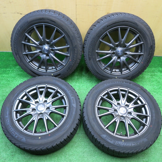 バリ溝！22年！8.5分★スタッドレス 205/60R16 プラクティバ アイス BP02 ヨコハマ VELVA SPORT ヴェルヴァ スポーツ 16インチ PCD114.3/5H★5102504HAス