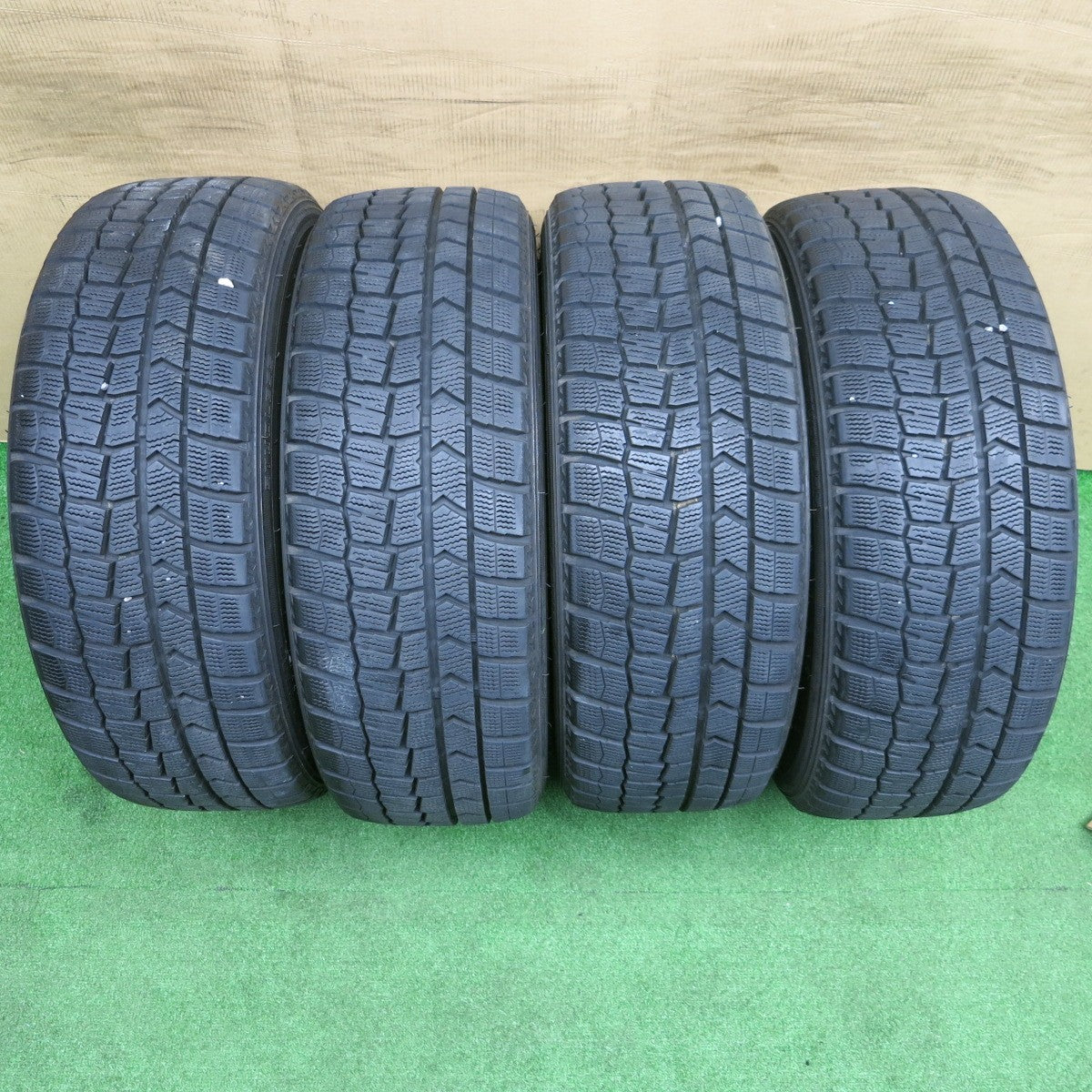 バリ溝！9.5分★スタッドレス 205/45R17 ダンロップ ウインターマックス WM02 RiZLEY ライツレー 17インチ PCD114.3/5H★6020701NKス