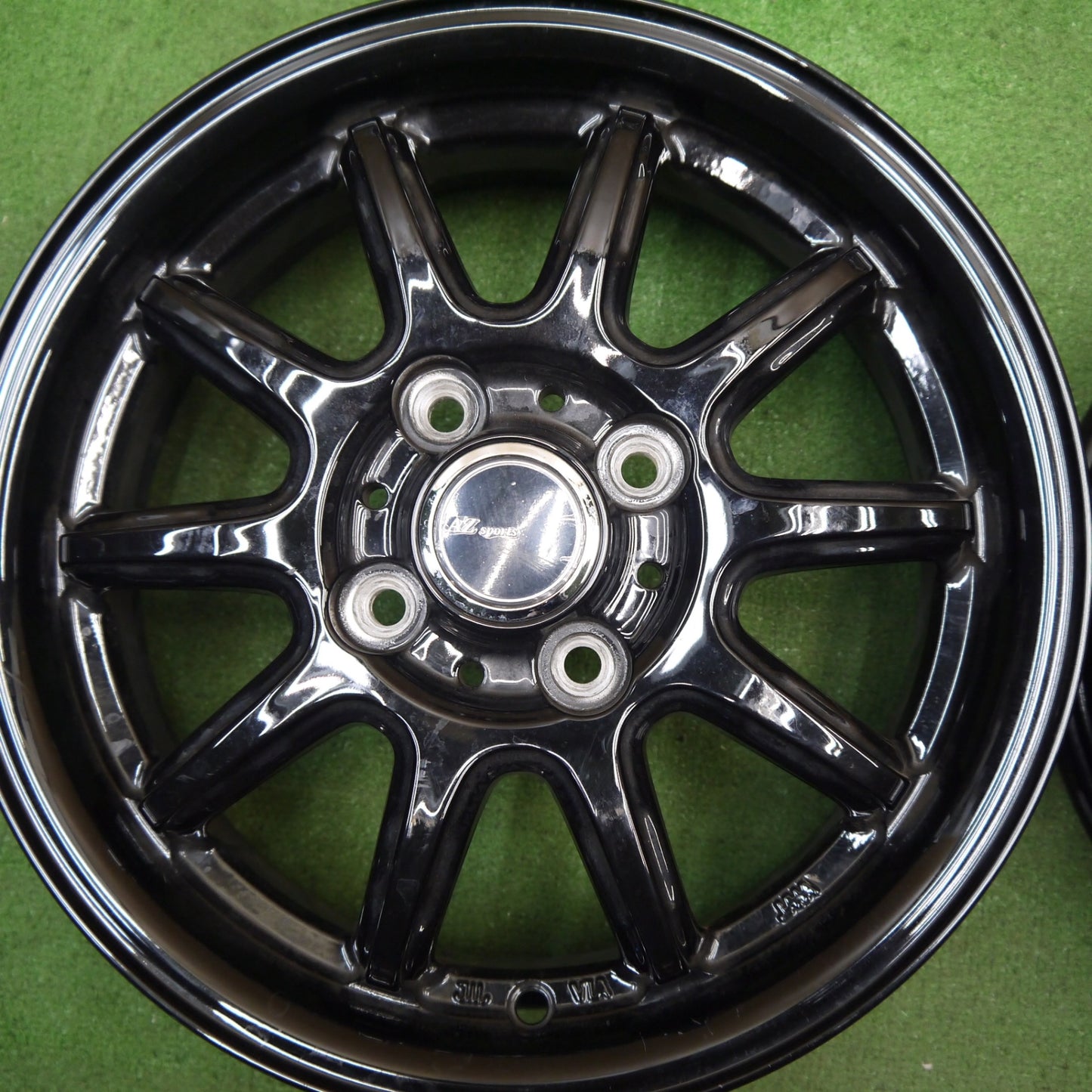 4本価格★AZ sports ホイール 14インチ AZスポーツ 14×4.5J PCD100/4H★5052009Hホ