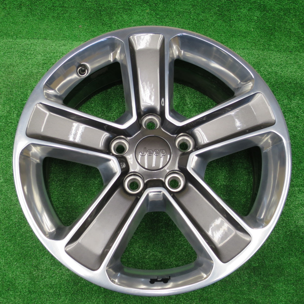 キレイ★JEEP ジープ JL ラングラー アンリミテッド サハラ 純正 ホイール 18インチ 18×7.5J PCD127/5H★5111502NKホ