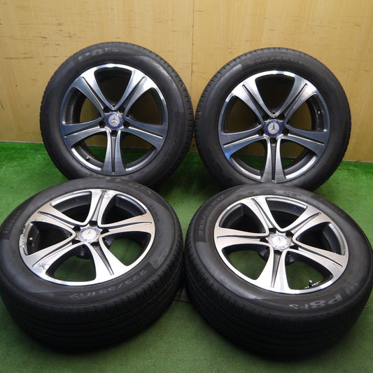 バリ溝！22年！8.5分★ベンツ W213 Eクラス 純正 225/55R17 ピレリ P8 FS PREMIUM 17インチ PCD112/5H★5072805Hノ