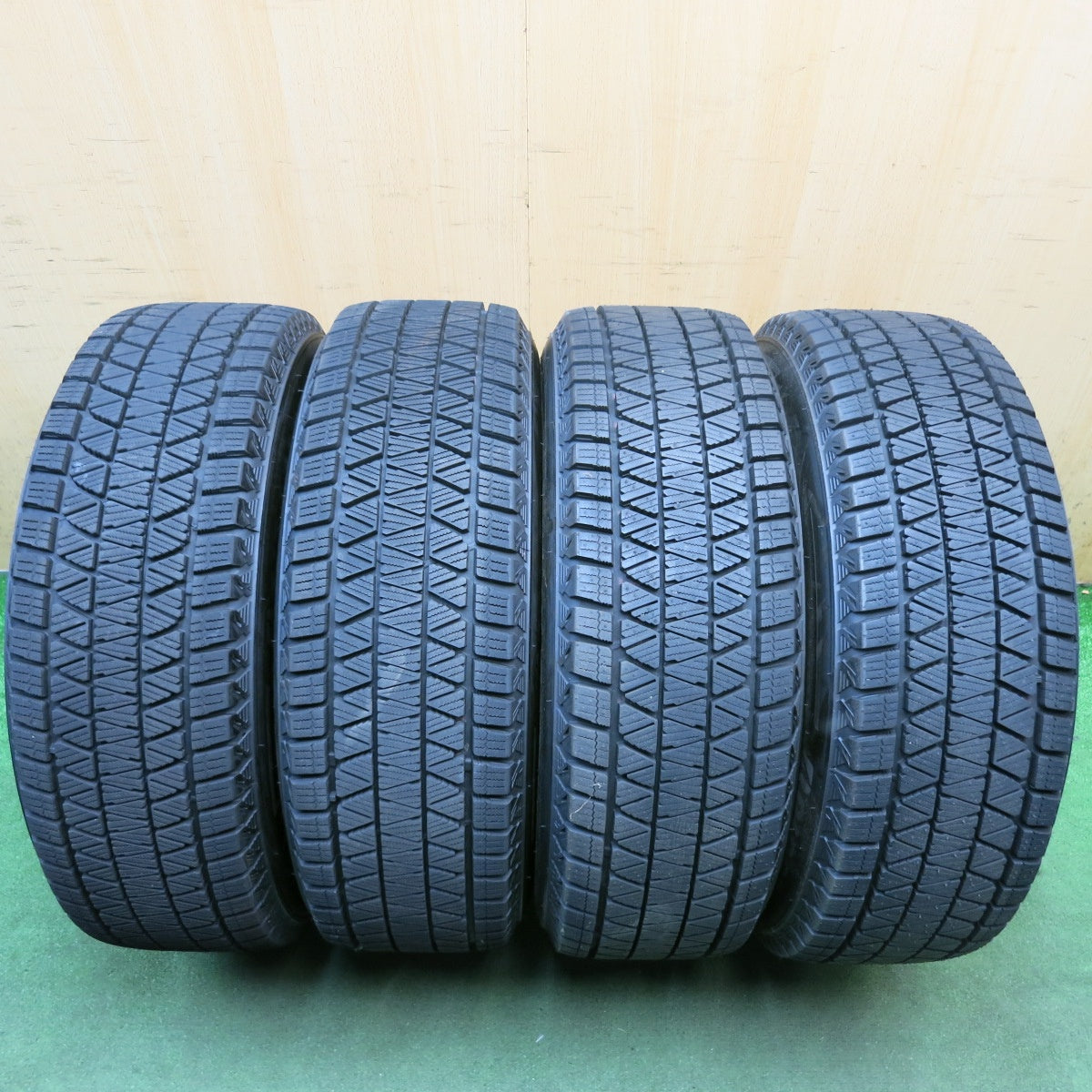 バリ溝！25年！キレイ！ほぼ10分◎マツダ CX-5 純正 225/65R17 スタッドレス ブリヂストン ブリザック DM-V3 17インチ PCD114.3/5H◎6101501HAス