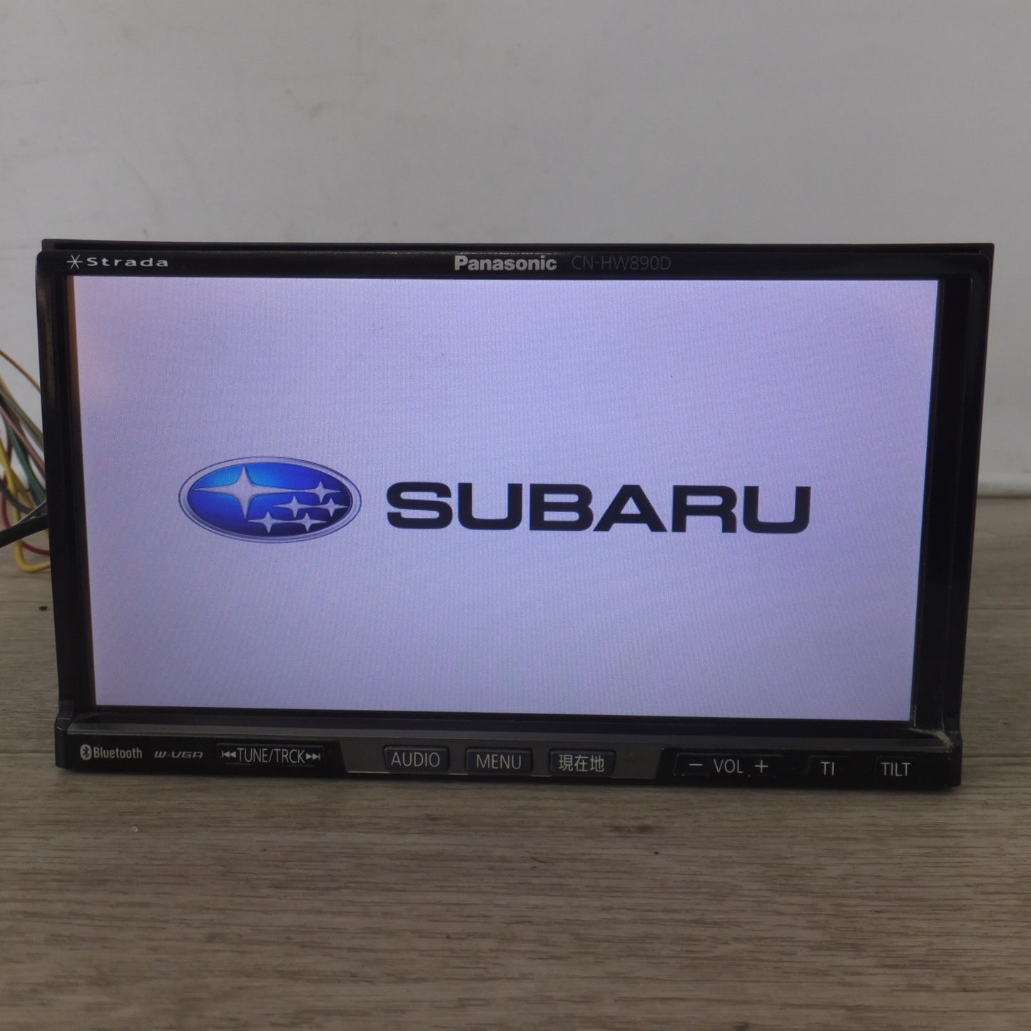 [送料無料] ★パナソニック製 スバル 純正 HDDカーナビステーション Strada CN-HW890DFA CN-HW890D[6]★