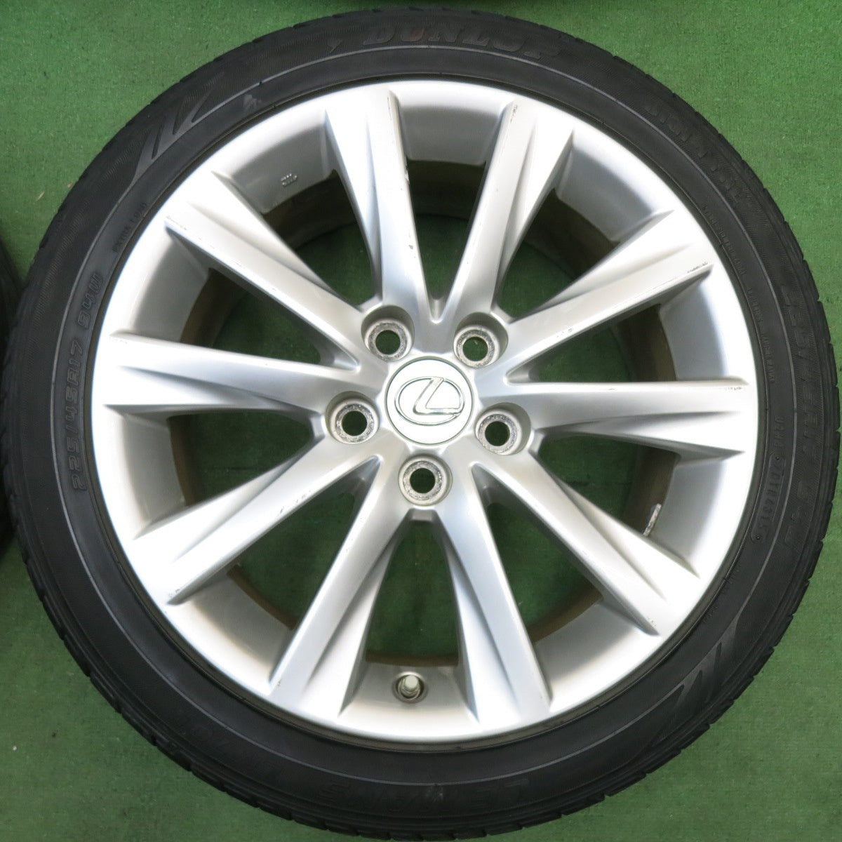 センサー付★レクサス IS 純正 225/45R17 ダンロップ LE MANS LM704 ルマン 17インチ PCD114.3/5H★6041910HAノ