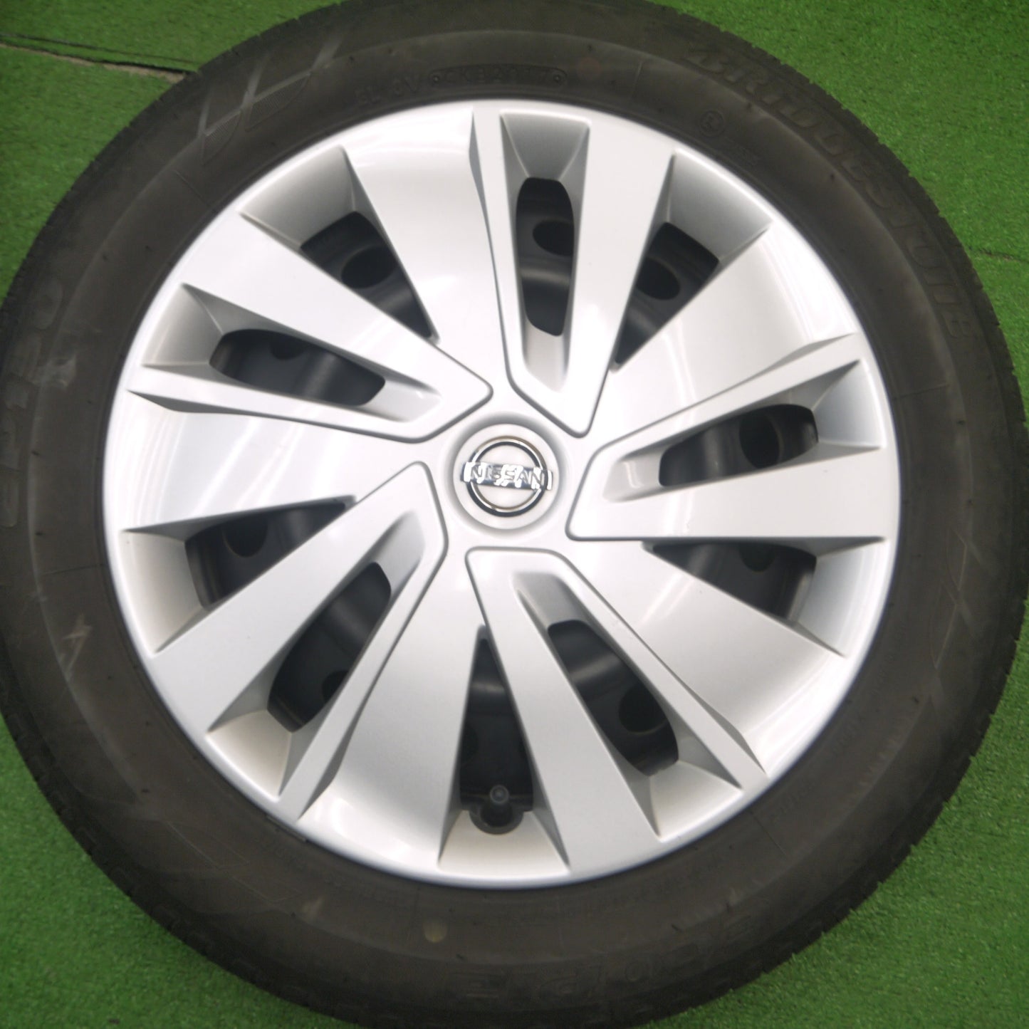 [送料無料] キレイ★日産 デイズ ルークス 純正 スチール 155/65R14 ブリヂストン エコピア EP150 14インチ PCD100/4H★4111501Hノ
