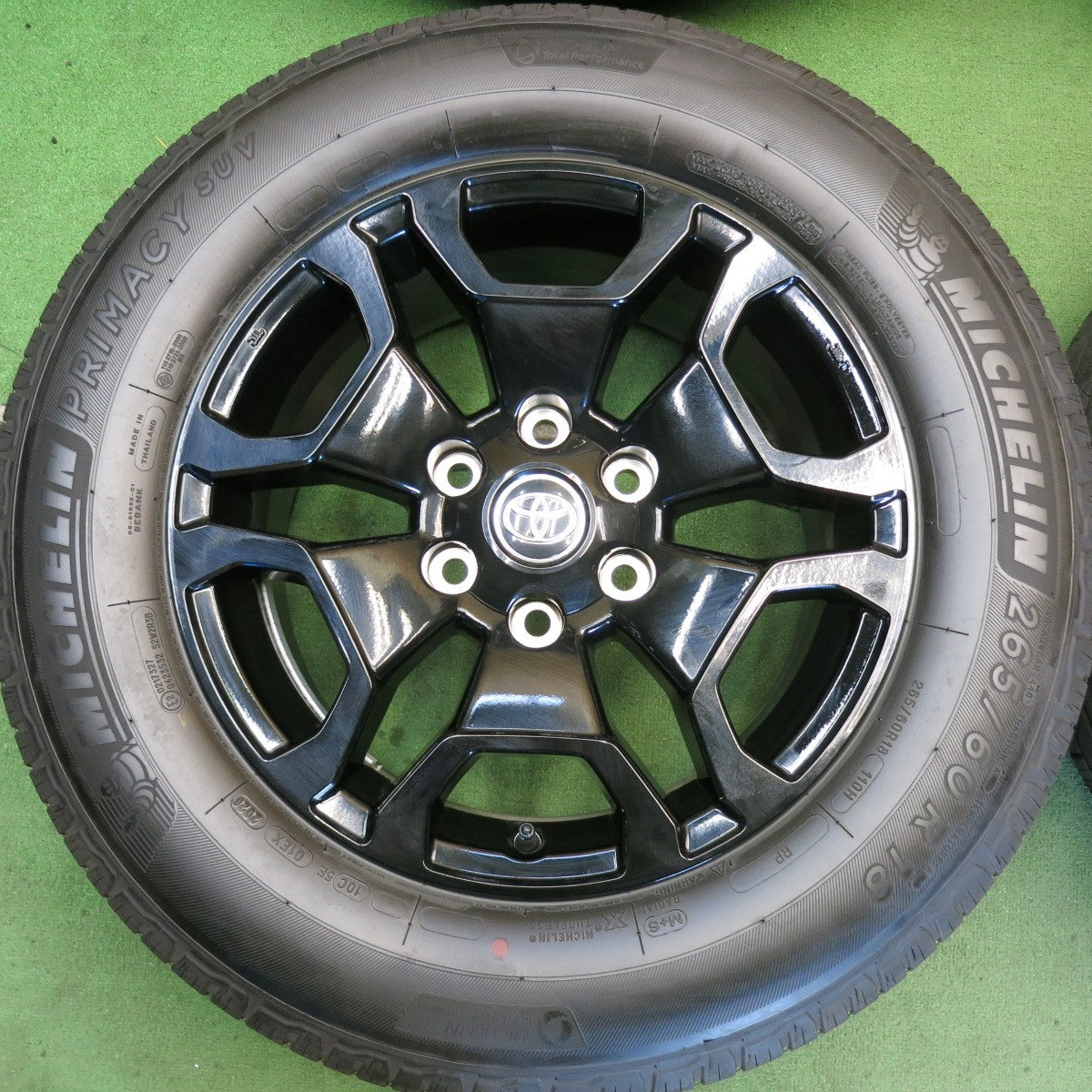 新車外し！26年◎トヨタ ランクル FJ 純正 265/60R18 ミシュラン プライマシー SUV 18インチ PCD139.7/6H◎6082304HAノ