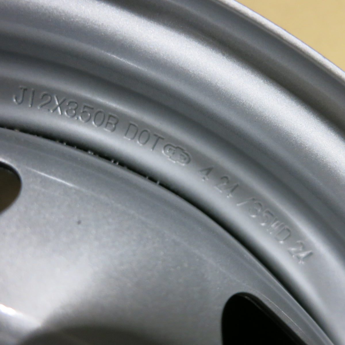送料無料] 未使用☆JECT スチール ホイール 12インチ 12×3.50B PCD100