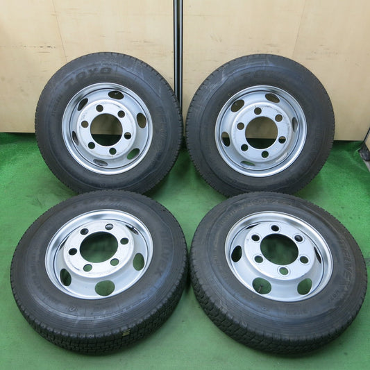 [送料無料] バリ溝！9分★トラック タイヤ 205/80R17.5 120/118L スタッドレス トーヨー デルベックス M934 TOPY スチール 115-9CS 17.5インチ PCD222.25/6H★5030501ナス