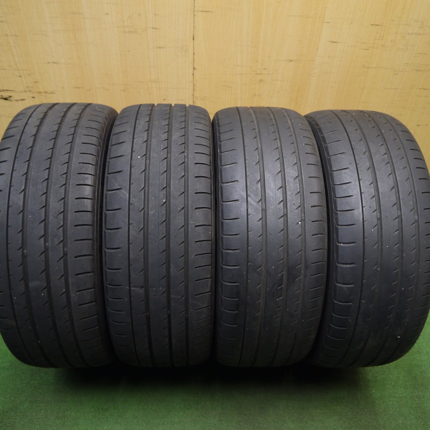 バリ溝！8.5分★スバル インプレッサ スポーツ 純正 225/40R18 ヨコハマ アドバン スポーツ V105 18インチ PCD100/5H★5043005Hノ