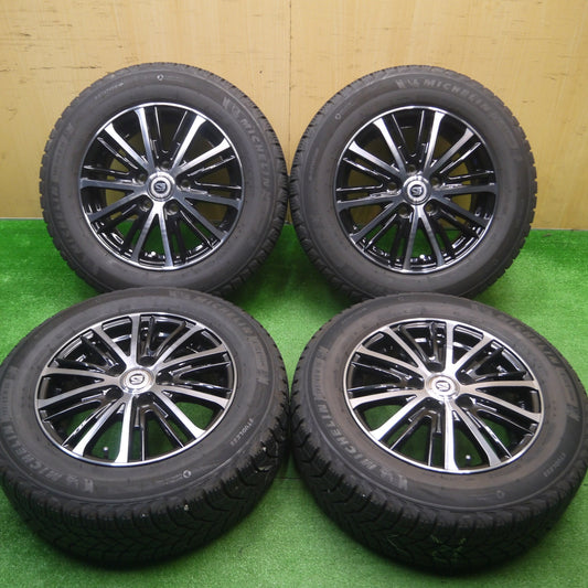 [送料無料] バリ溝！22年！キレイ！9.5分★スタッドレス 195/65R15 ミシュラン X-ICE SNOW GYLE ガイル 15インチ PCD114.3/5H★4102905Hス