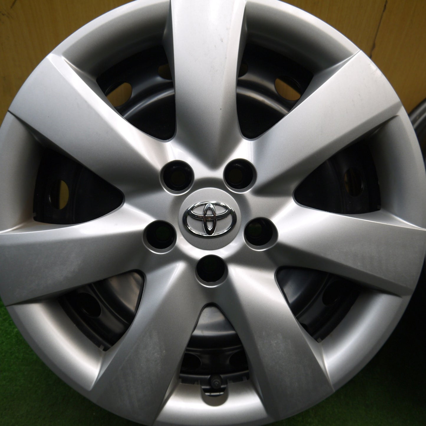 4本価格★トヨタ カローラ ツーリング ウィッシュ 等 純正 スチール ホイール 15インチ 15×6JJ PCD100/5H★5070201Hホ