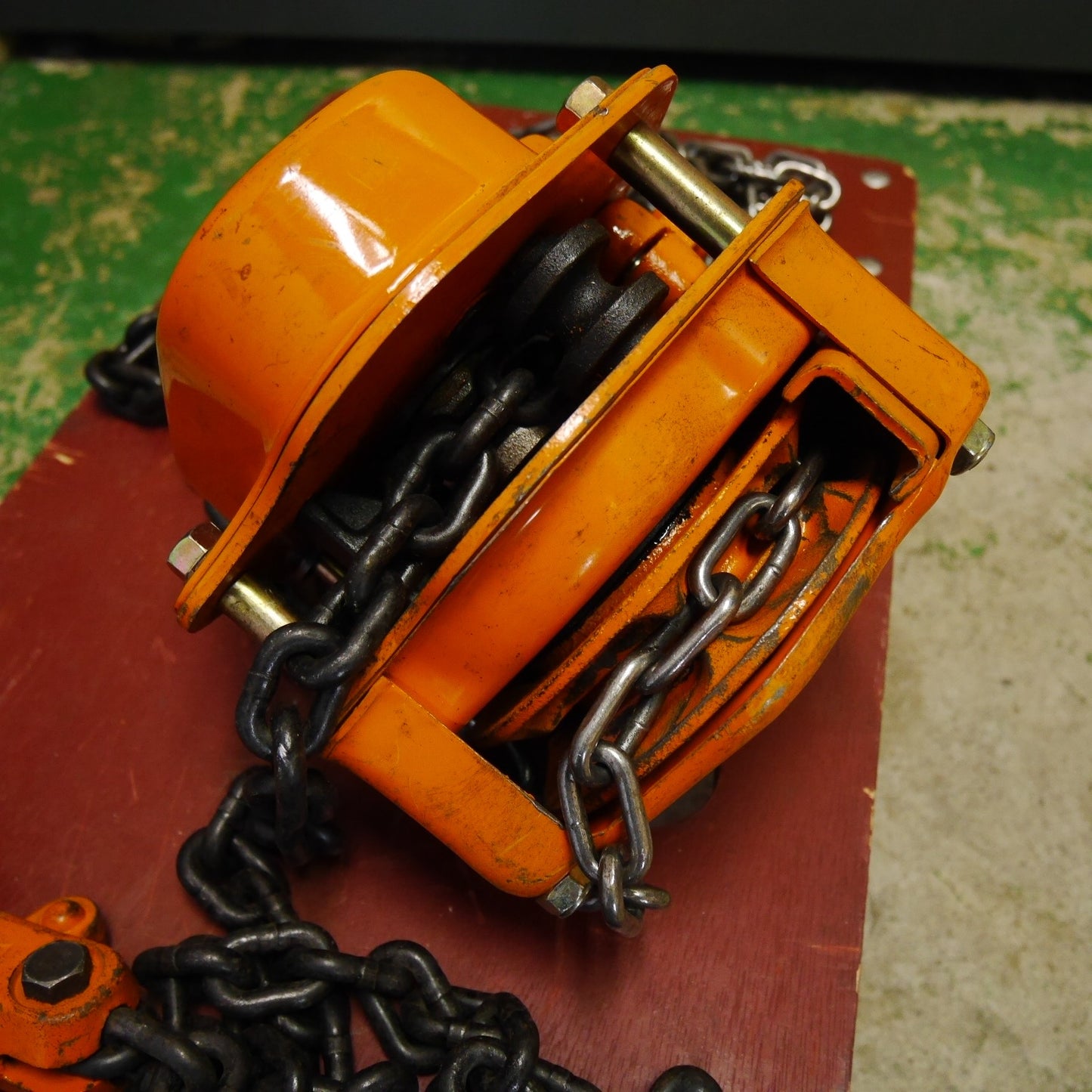 [送料無料] ☆バイタル工業 TOA 1ton チェーンブロック CHAIN T-6.3 12450 VITAL 荷揚 吊り上げ 運搬 チェンブロ 工具☆