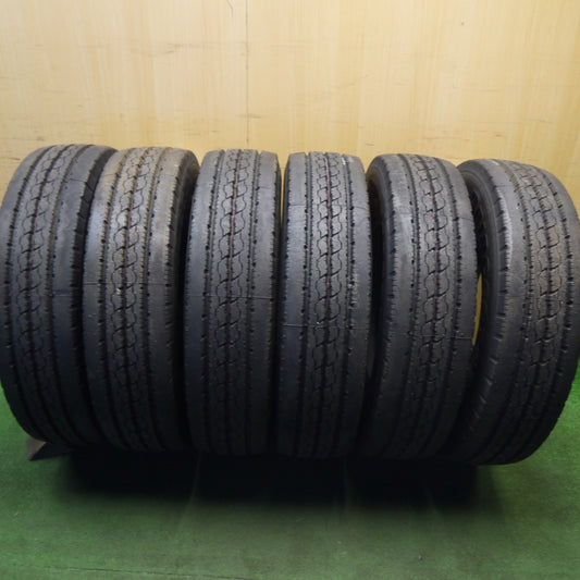 未使用！6本★トラック バン タイヤ 215/85R16 120/118L ブリヂストン デュラビス R205 DURAVIS 16インチ★6012705Hノタ