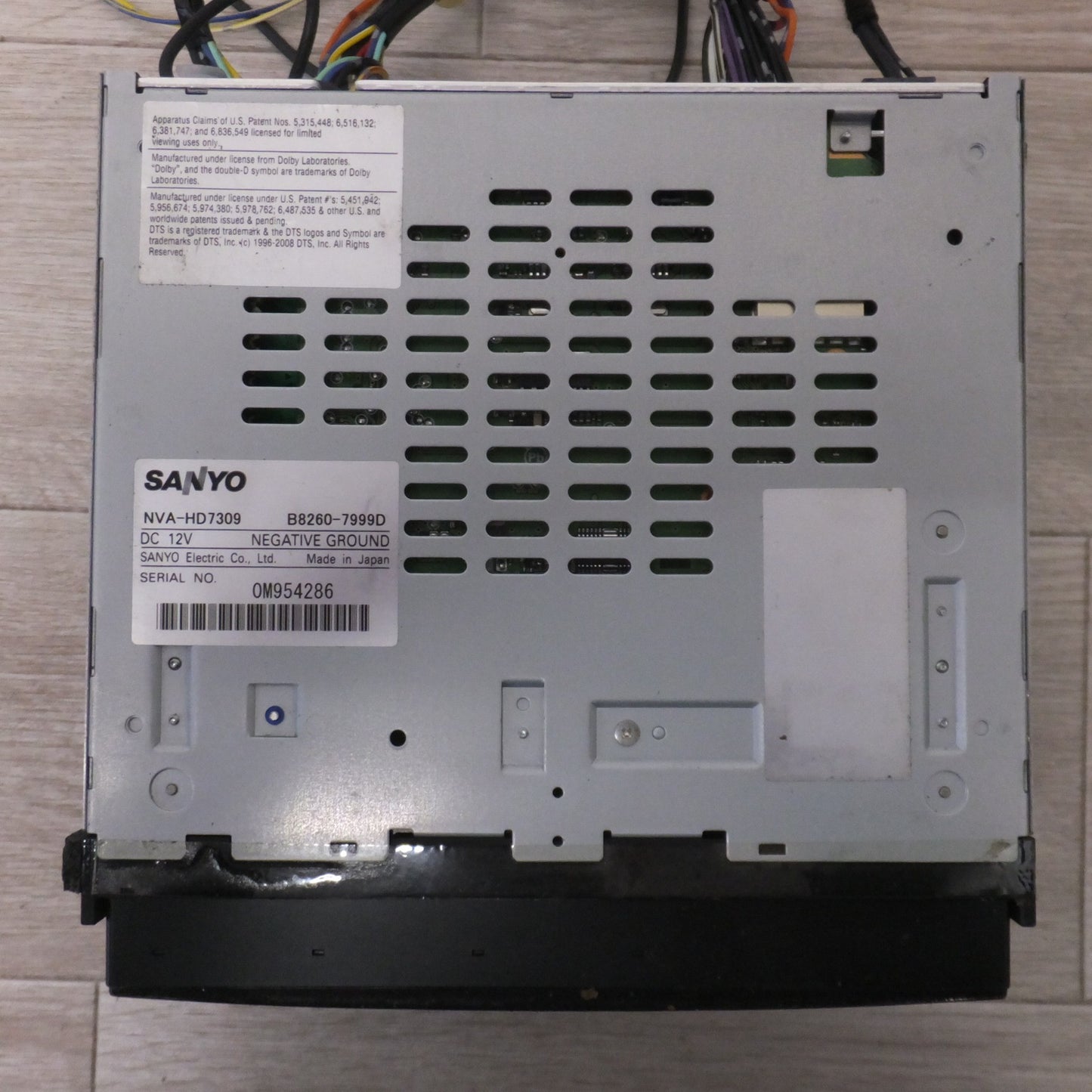 [送料無料] 現状品★SANYO製 日産 純正 オリジナルナビゲーション NVA-HD7309 B8260-7999D HS309-A★