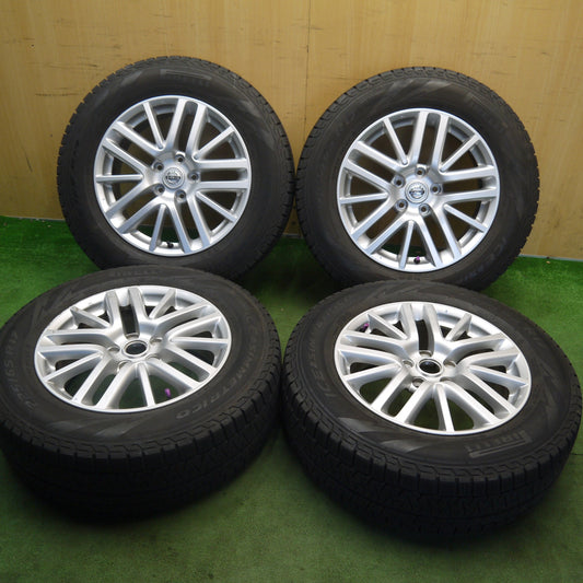 キレイ◎日産 Y50 フーガ 純正 225/65R17 スタッドレス ピレリ アイスアシンメトリコ 17インチ PCD114.3/5H◎6062405Hス