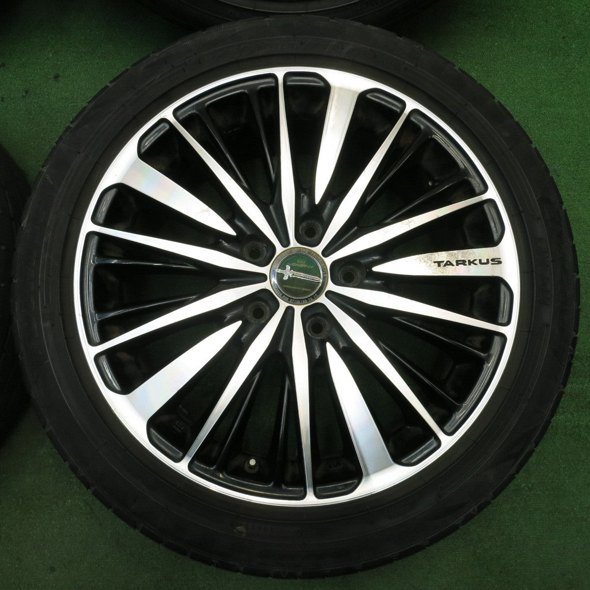 バリ溝！8.5分★632 LOXARNY TARKUS BADX 205/50R17 ダンロップ エナセーブ RV504 ロクサーニ タルカス 17インチ PCD114.3/5H★5050701AKノ