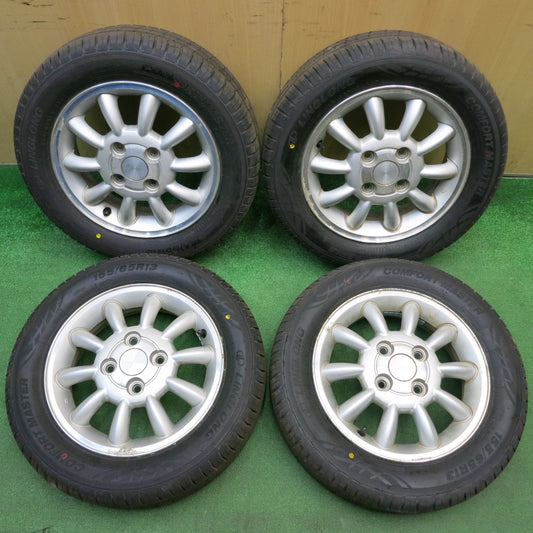 バリ溝！25年！9.5分★スズキ ラパン 純正 155/65R13 リンロン COMFORT MASTER コンフォートマスター 13インチ PCD100/4H★6022802HAノ