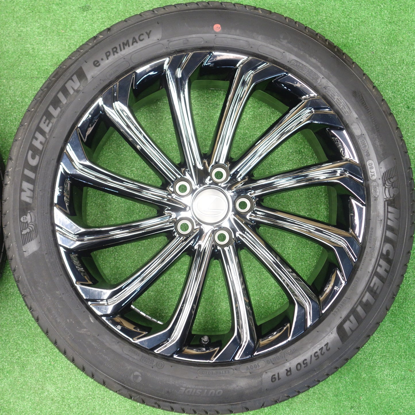 未使用！センサー付！24年★レクサス LBX 純正 OP MODELLISTA 225/50R19 ミシュラン e・PRIMACY eプライマシー 19インチ モデリスタ PCD114.3/5H★5121903KTノ